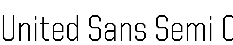 United Sans Semi Cond Light cкачати шрифт безкоштовно